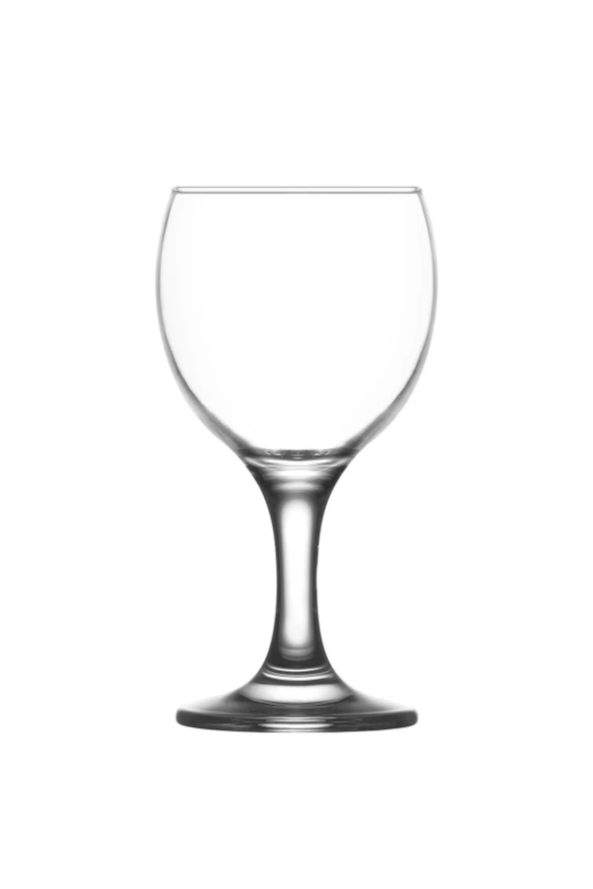 LAV Misket 6'lı Cam Beyaz Şarap Kadehi Seti - 170 ml Ayaklı Su ve Meşrubat Bardağı