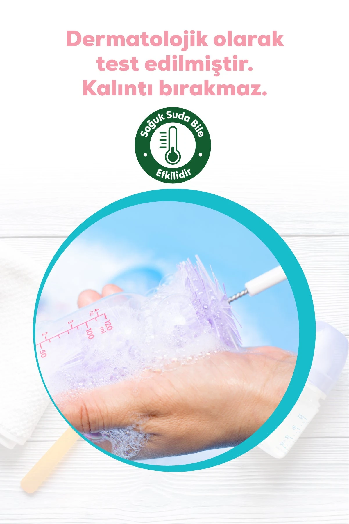 Life By Fakir Bitkisel Parfümsüz Biberon ve Emzik Temizleyici 500 ml – Doğal İçerik, Sabunlu