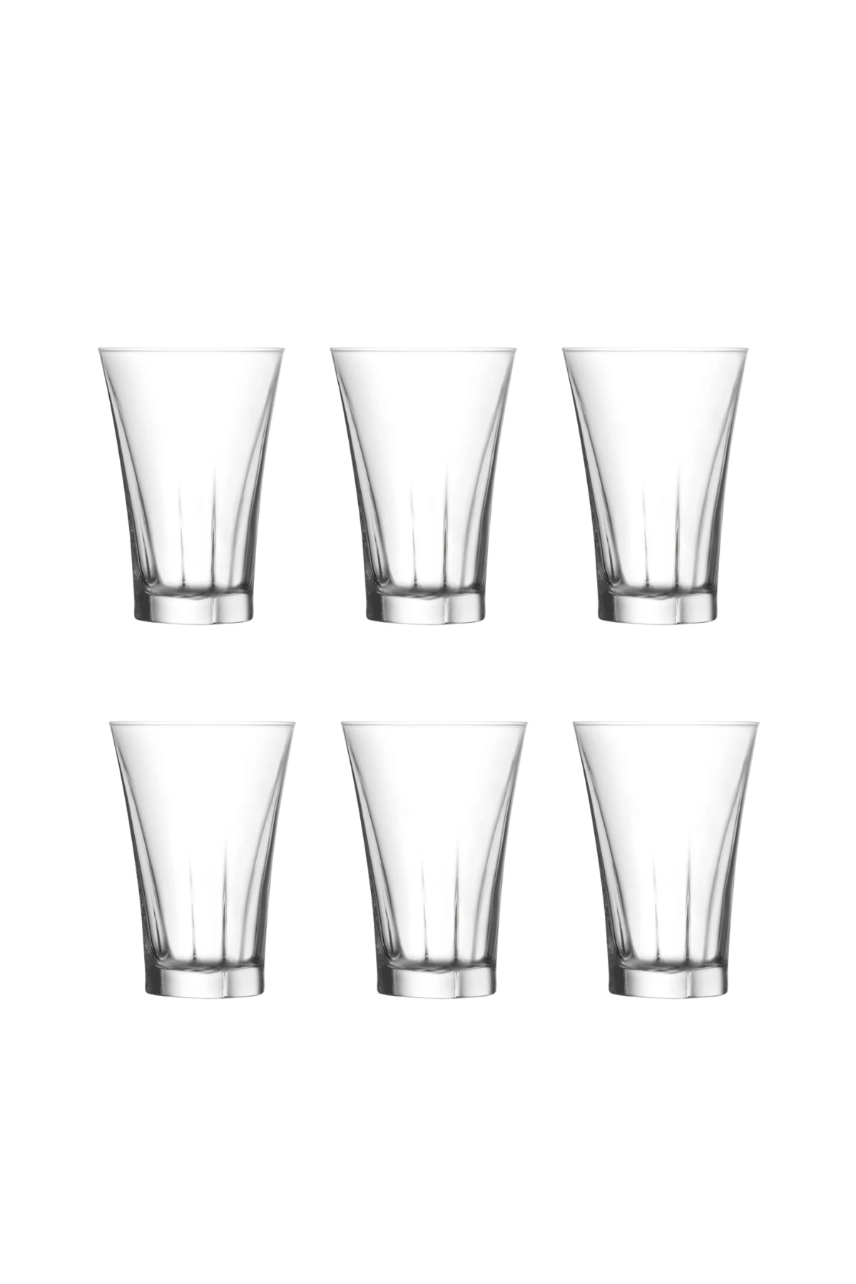 LAV Truva Cam Kahve Yanı Bardağı 6 Kişilik - Modern Tasarım İkramlık Su Bardağı