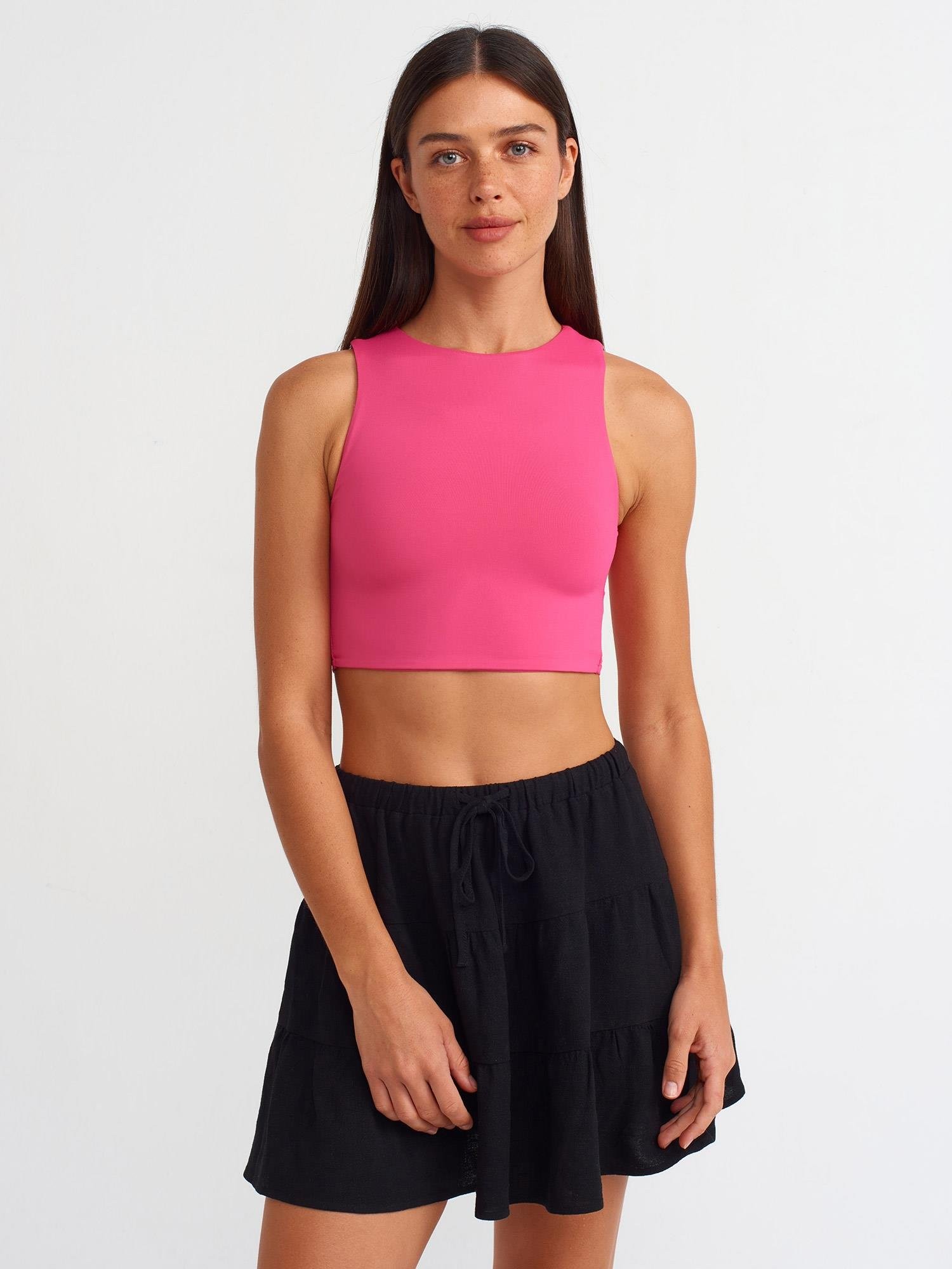 20902 Poliamid Crop Top