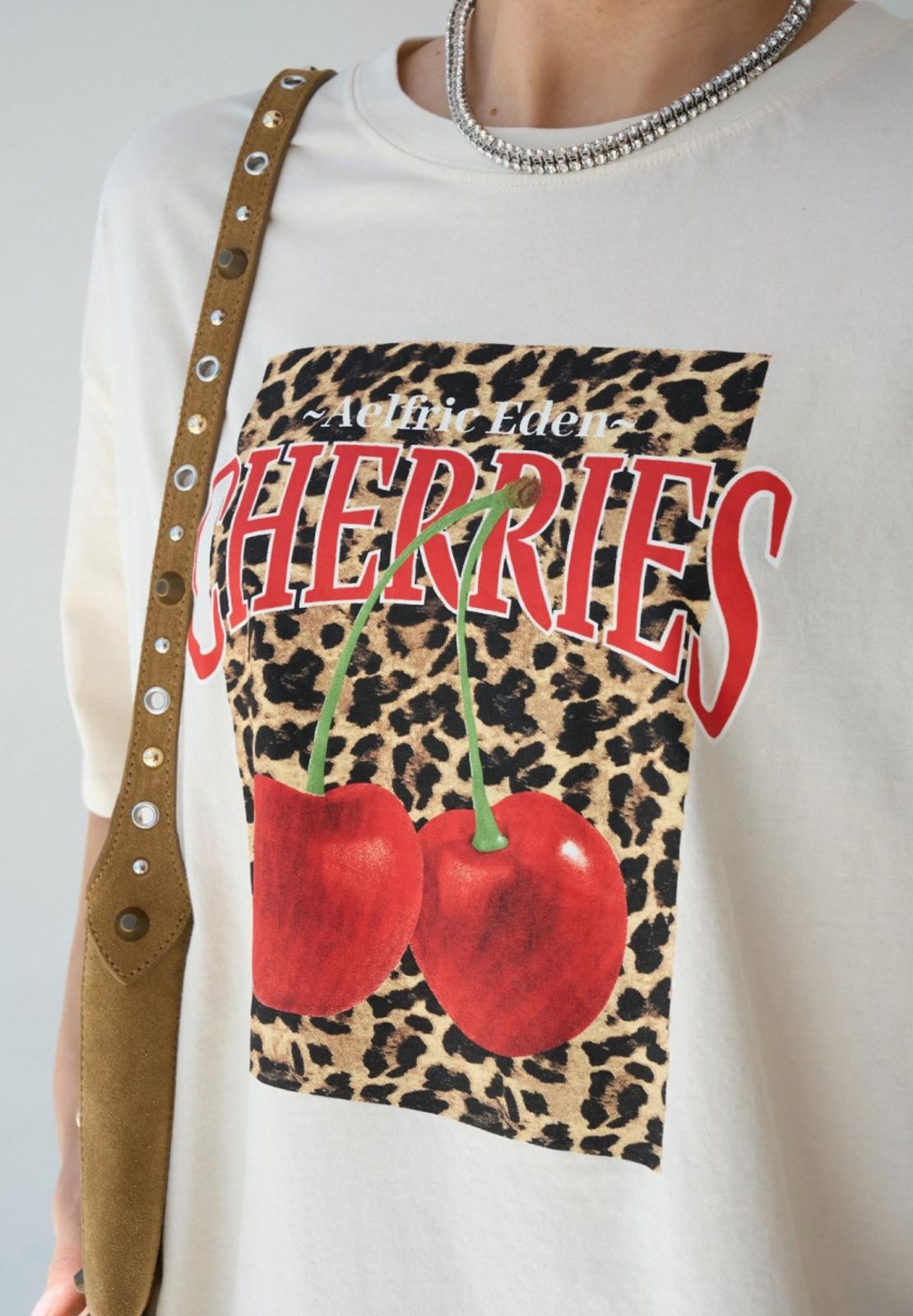 Baskılı Cherrıes T-shirt