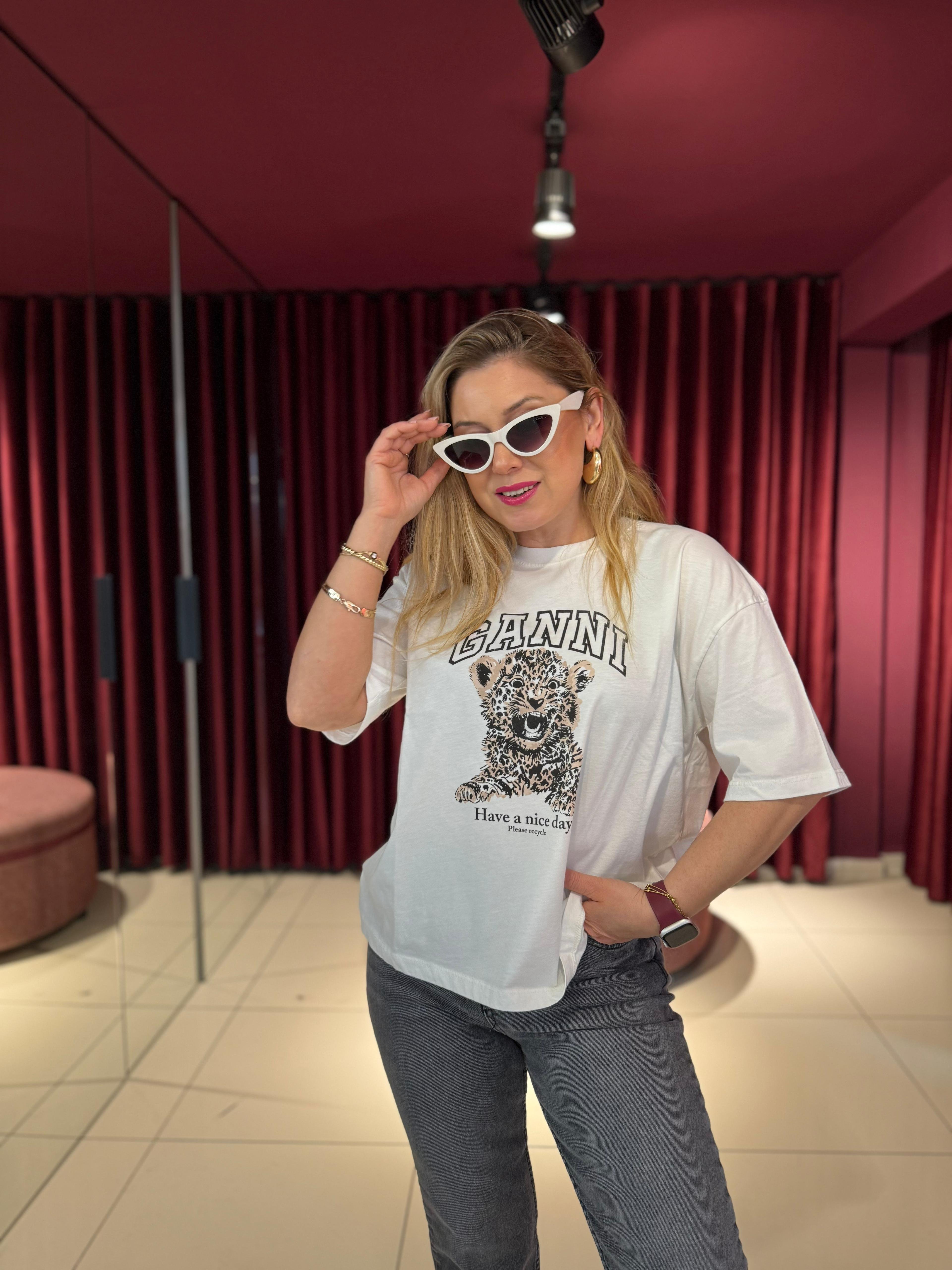 Baskılı Tiger T-Shirt 