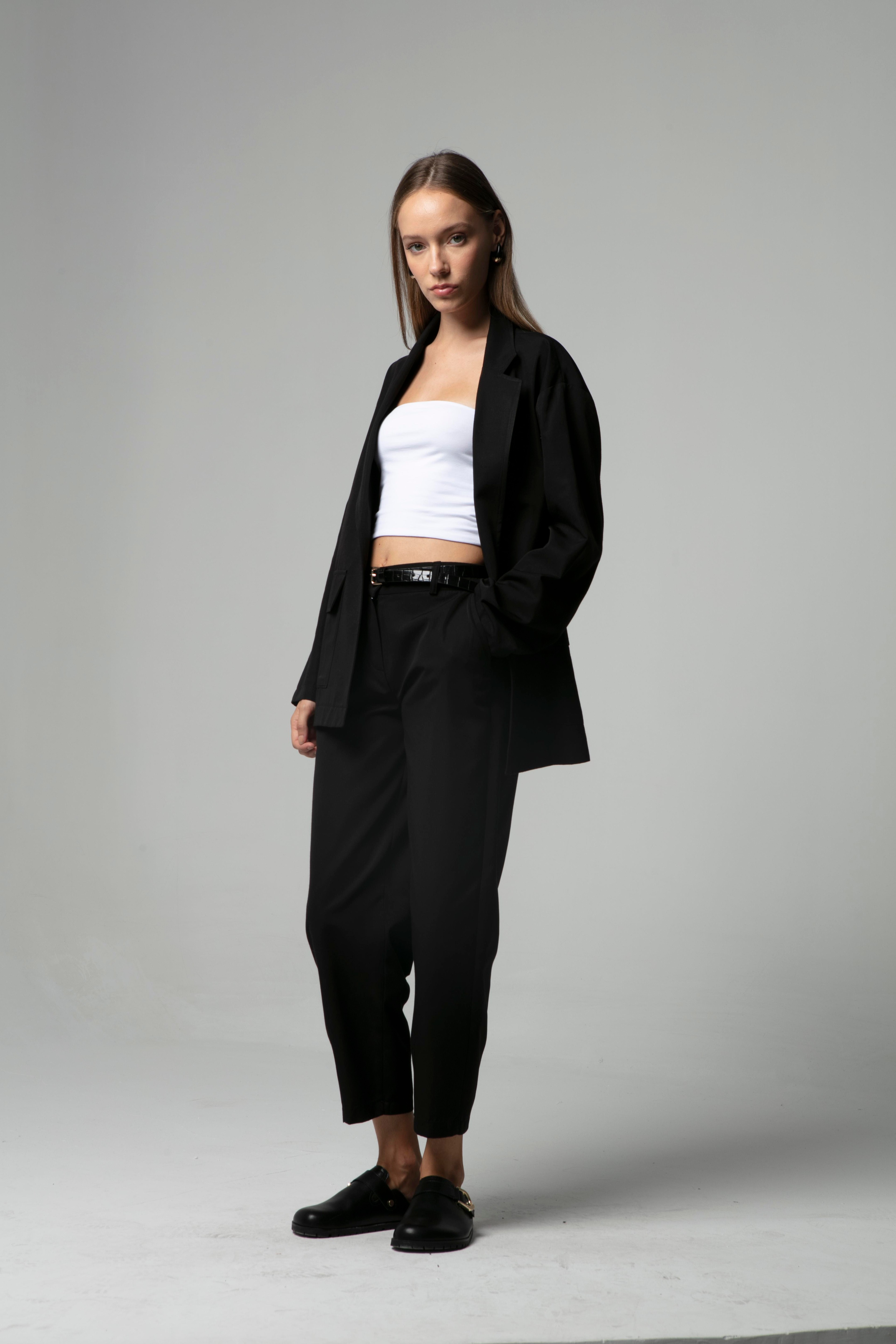 3581 Pantolon Siyah