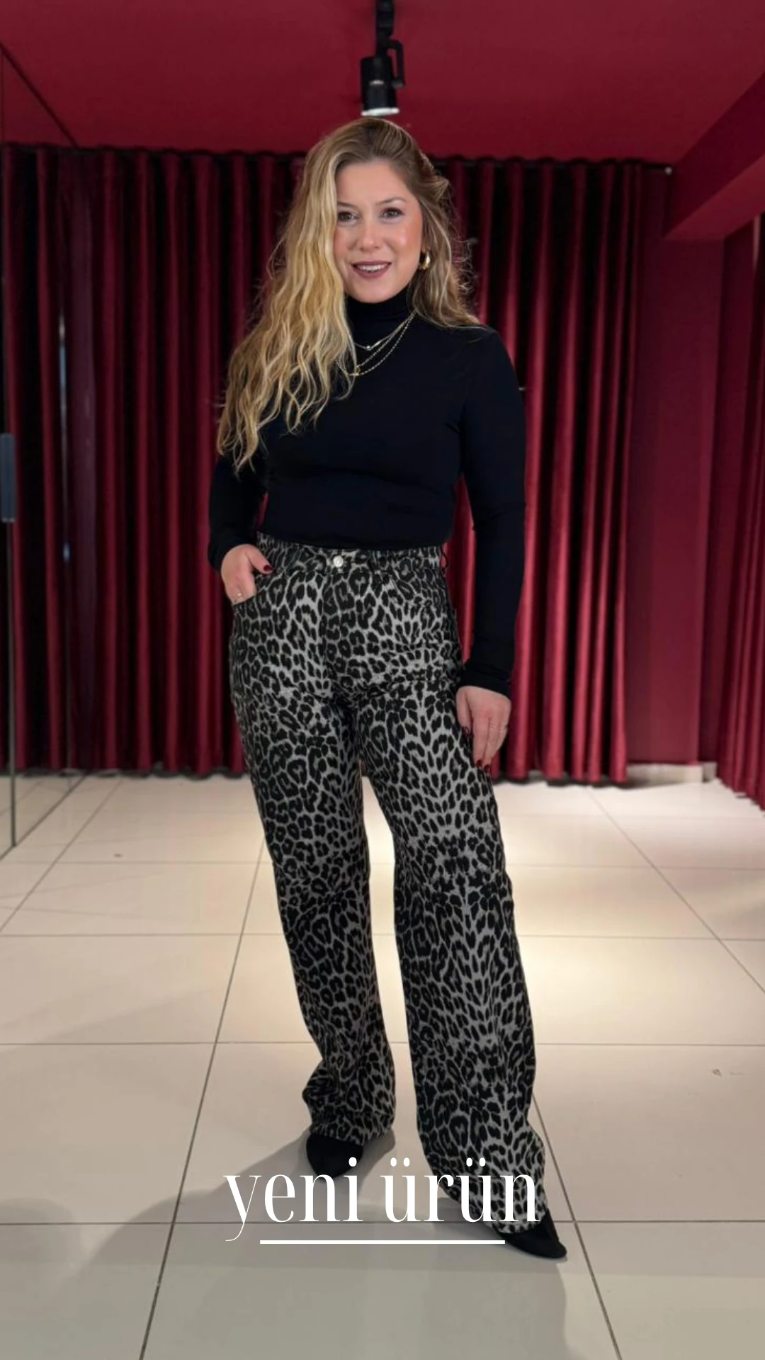 Leopar Straight Jean 