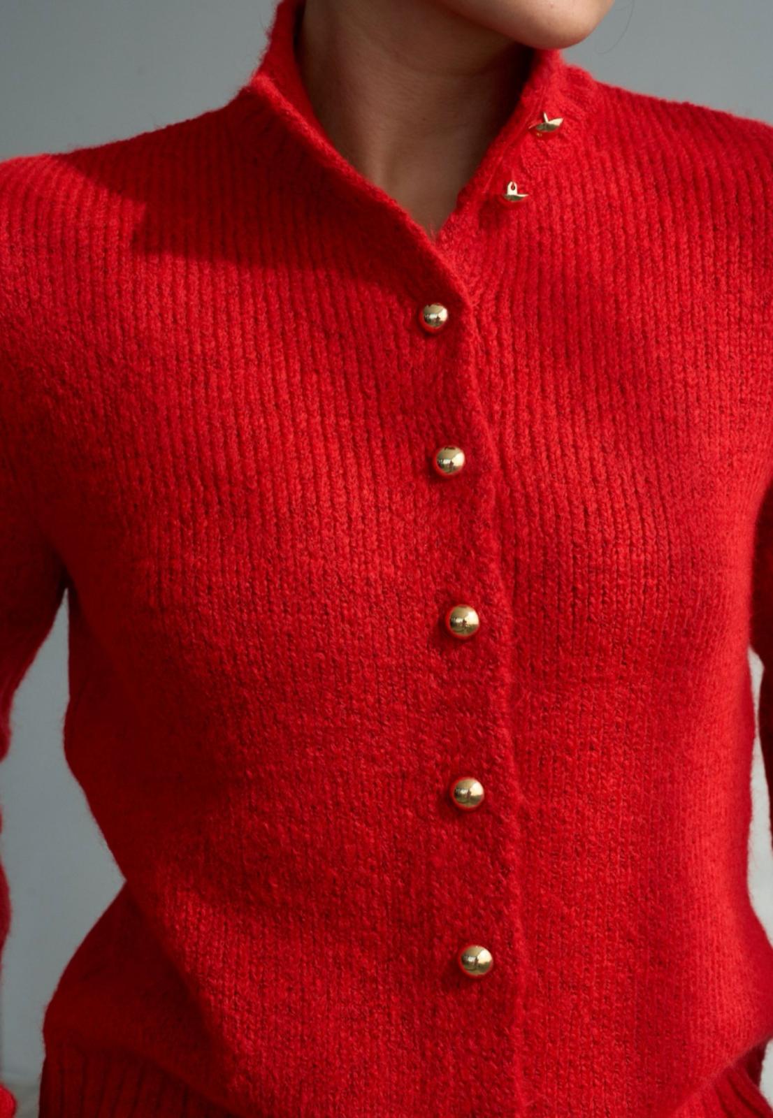 Düğme Detay Hırka