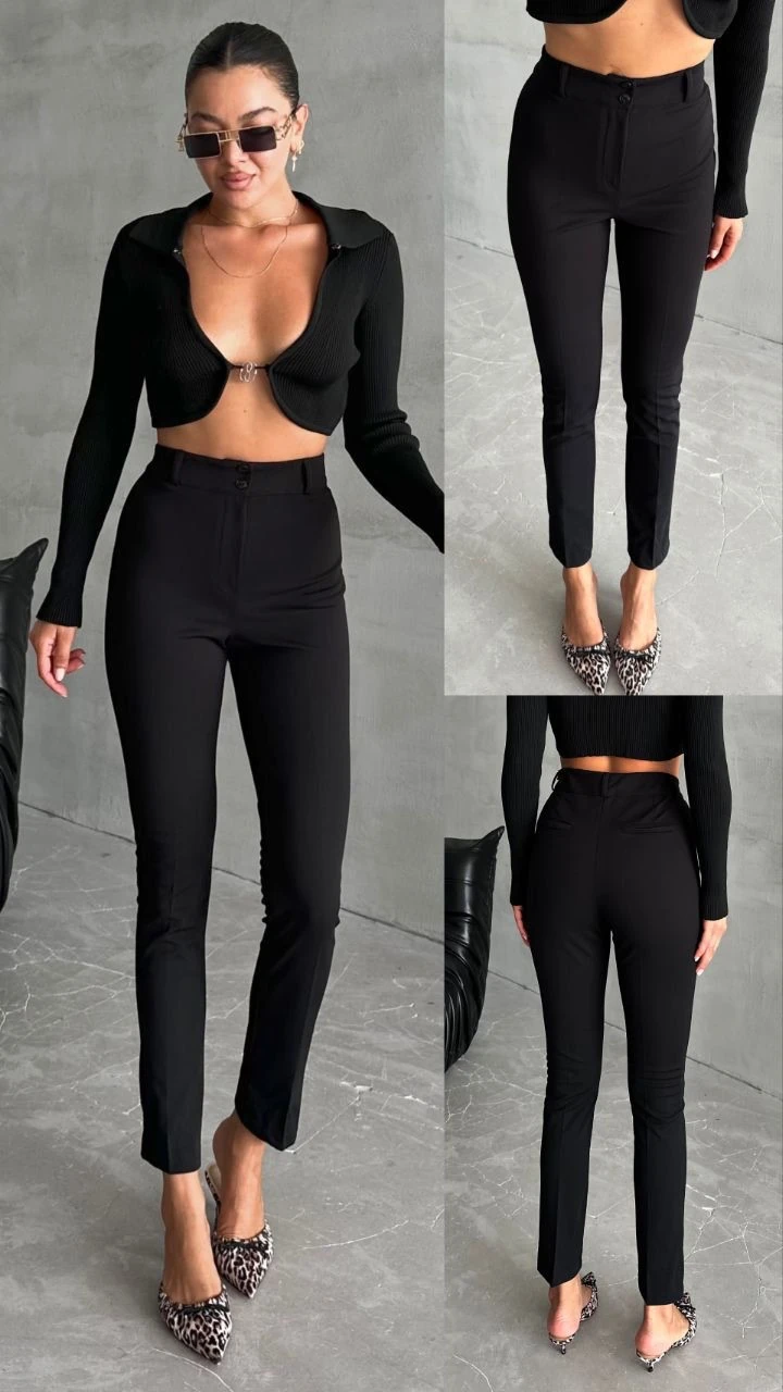 Full Likralı Cigarette Kesim Kalem Pantolon