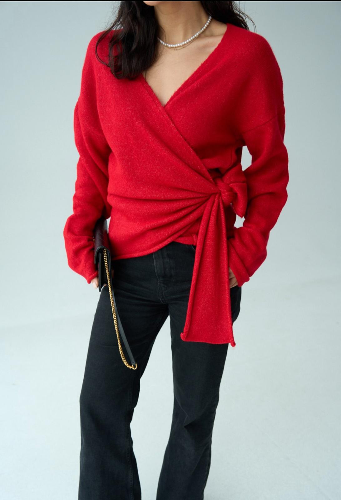 V Yaka Bağlama Detay Kazak