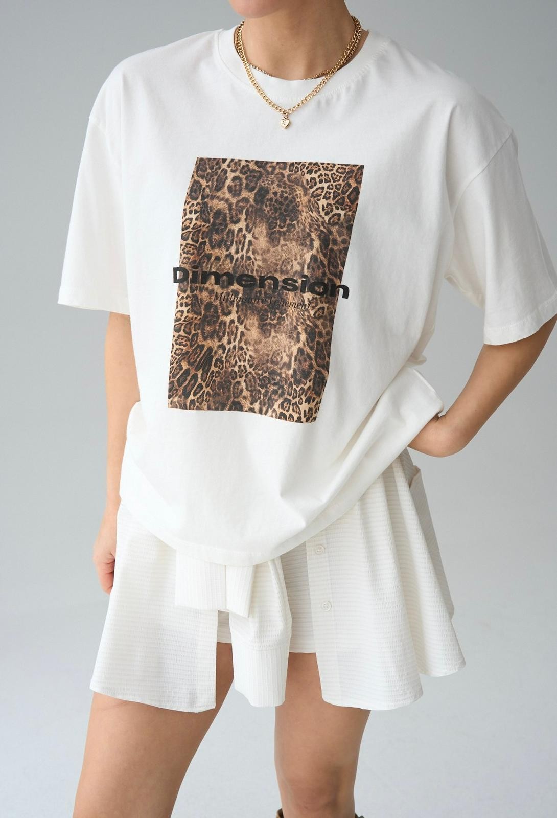 Baskılı Leopar T-Shirt