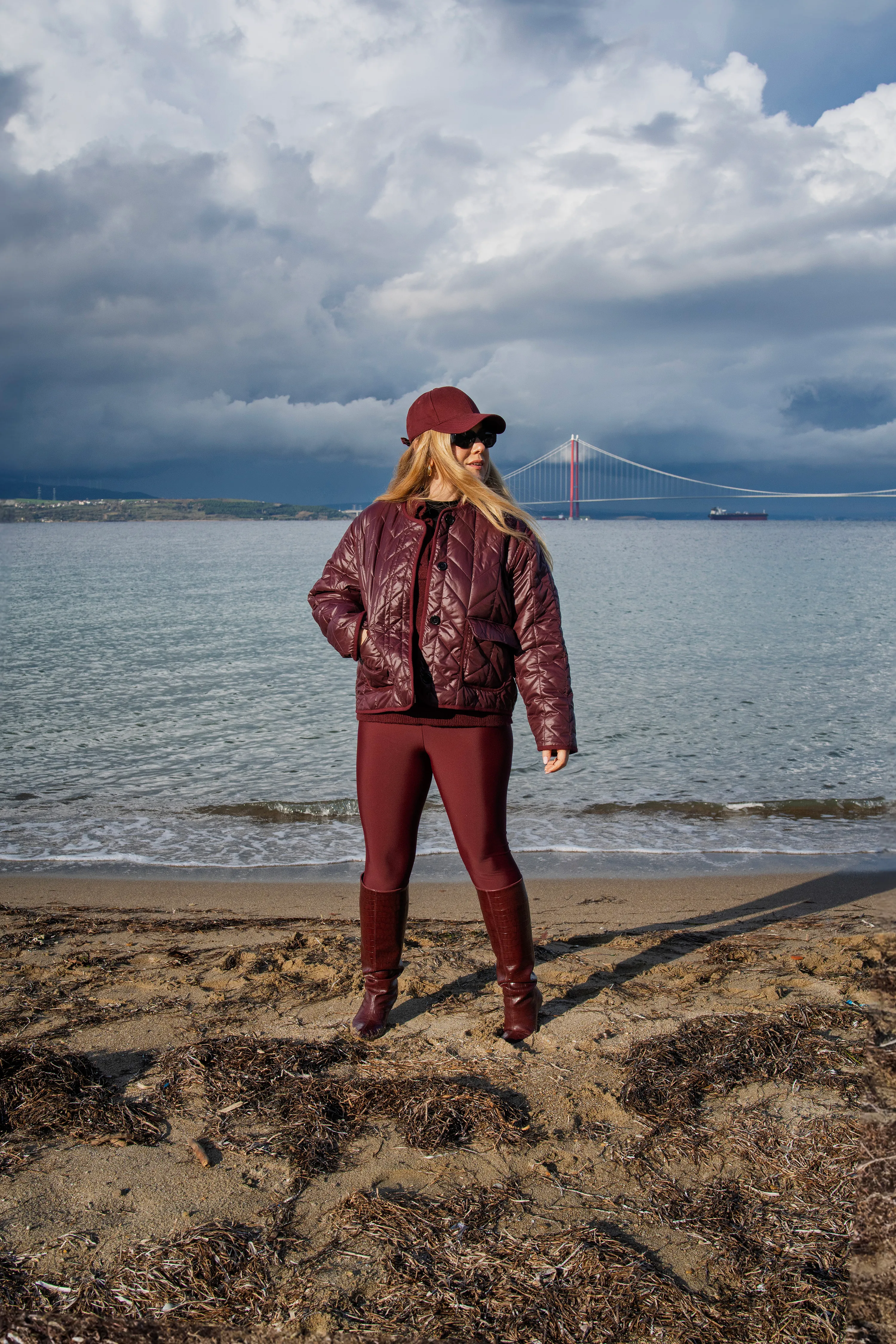 İçi Kürklü Kapitone Mont