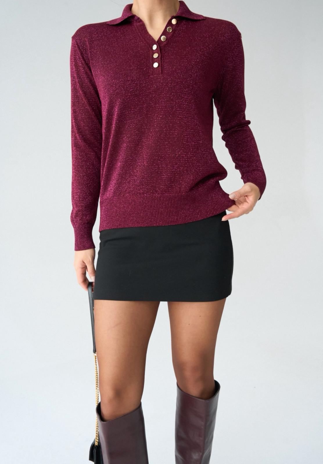 Simli Polo Yaka Kazak