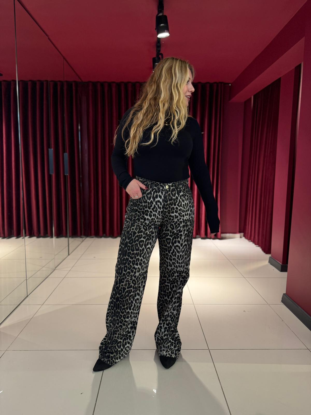 Leopar Straight Jean 