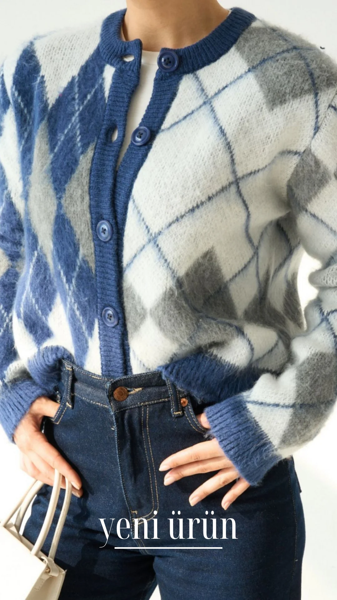 Baklava Desen Hırka