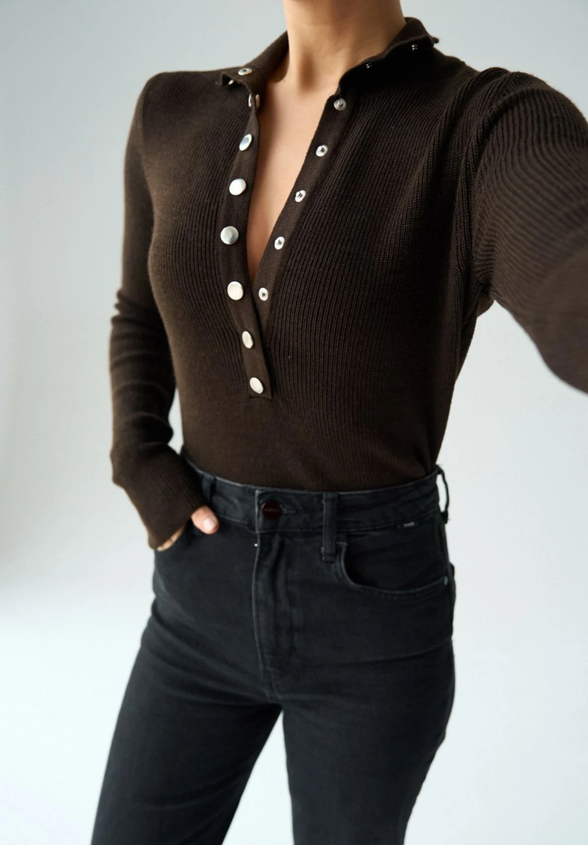 Çıtçıt Detay Triko Kazak