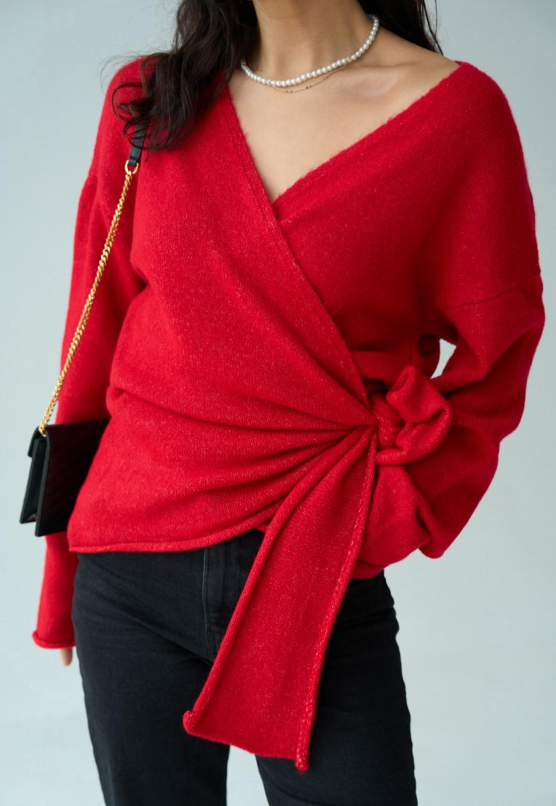 V Yaka Bağlama Detay Kazak