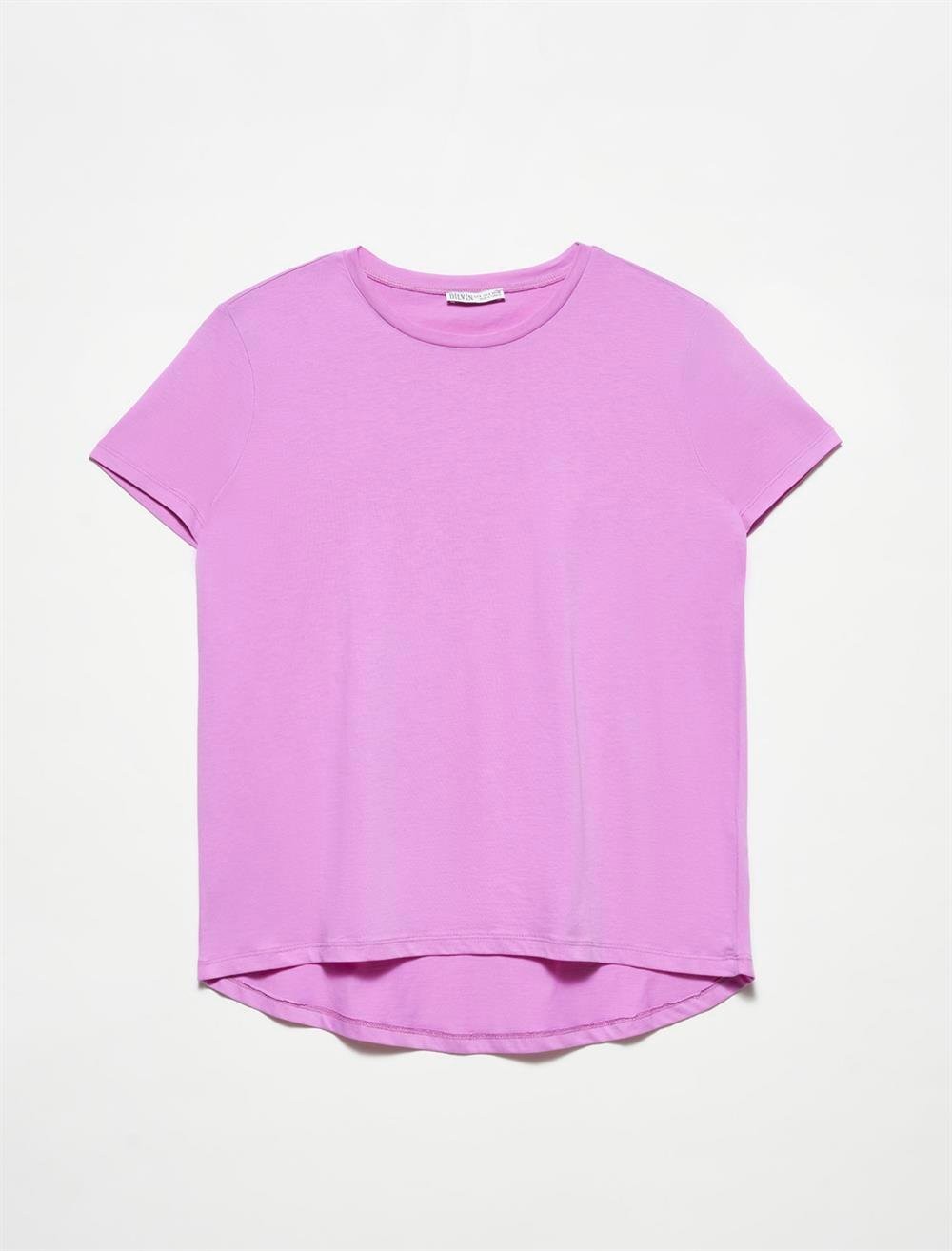 3471 Bisiklet Yaka Basic T-Shirt