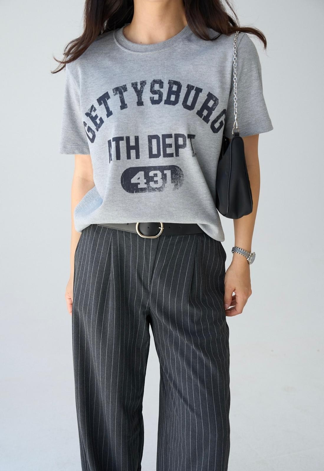 Baskılı Gettysburg T-Shirt 