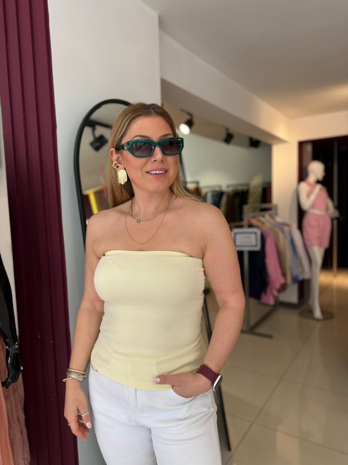Straplez Top