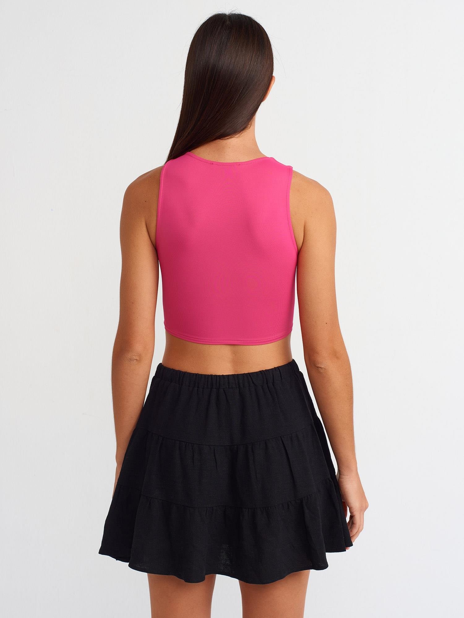 20902 Poliamid Crop Top