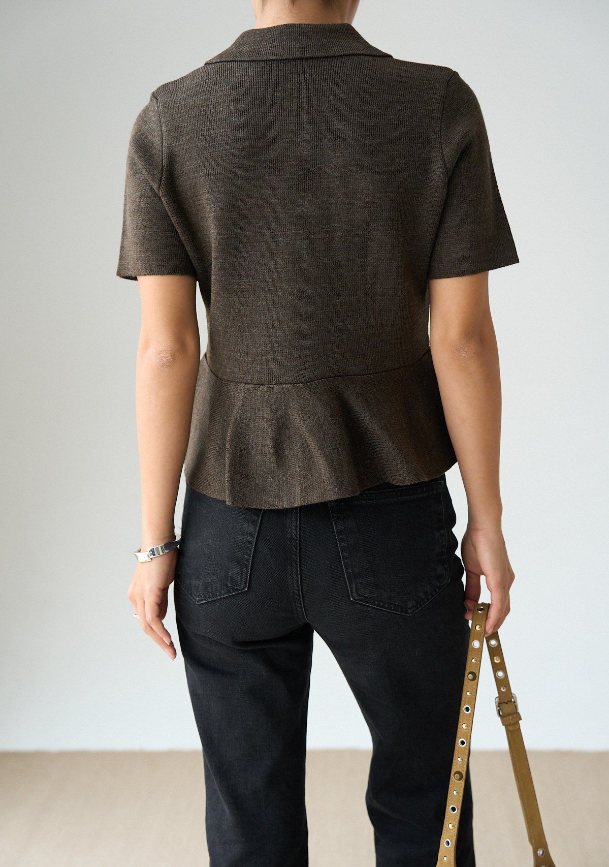 Zr Model Düğme Detay Triko