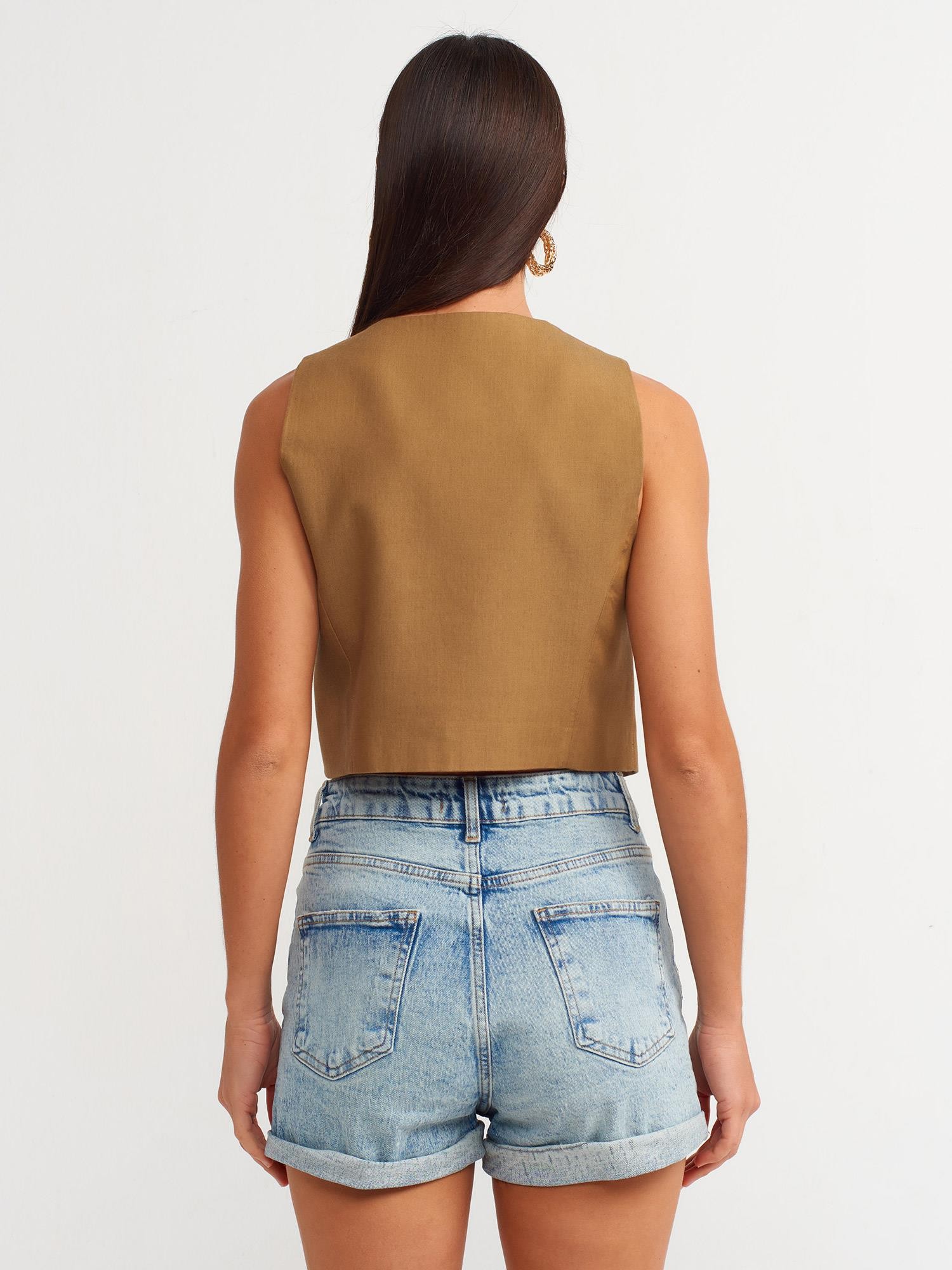 71506 Comfort Likra Şort Mavi