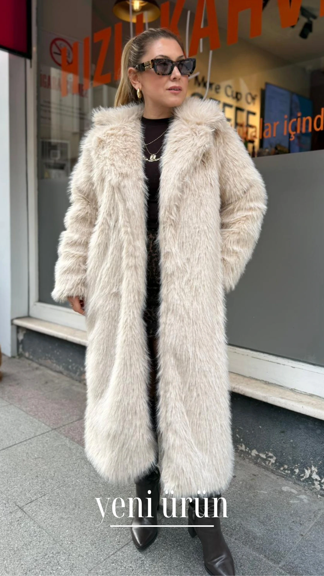 Şal Yaka Uzun Kürk
