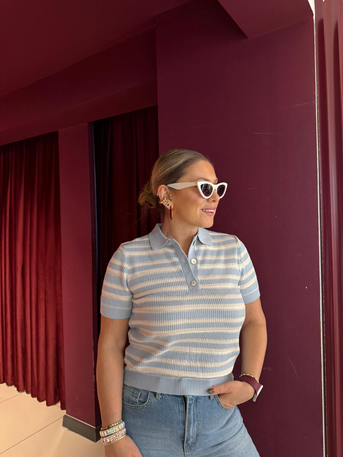 Polo Yaka Kısa Kollu Triko