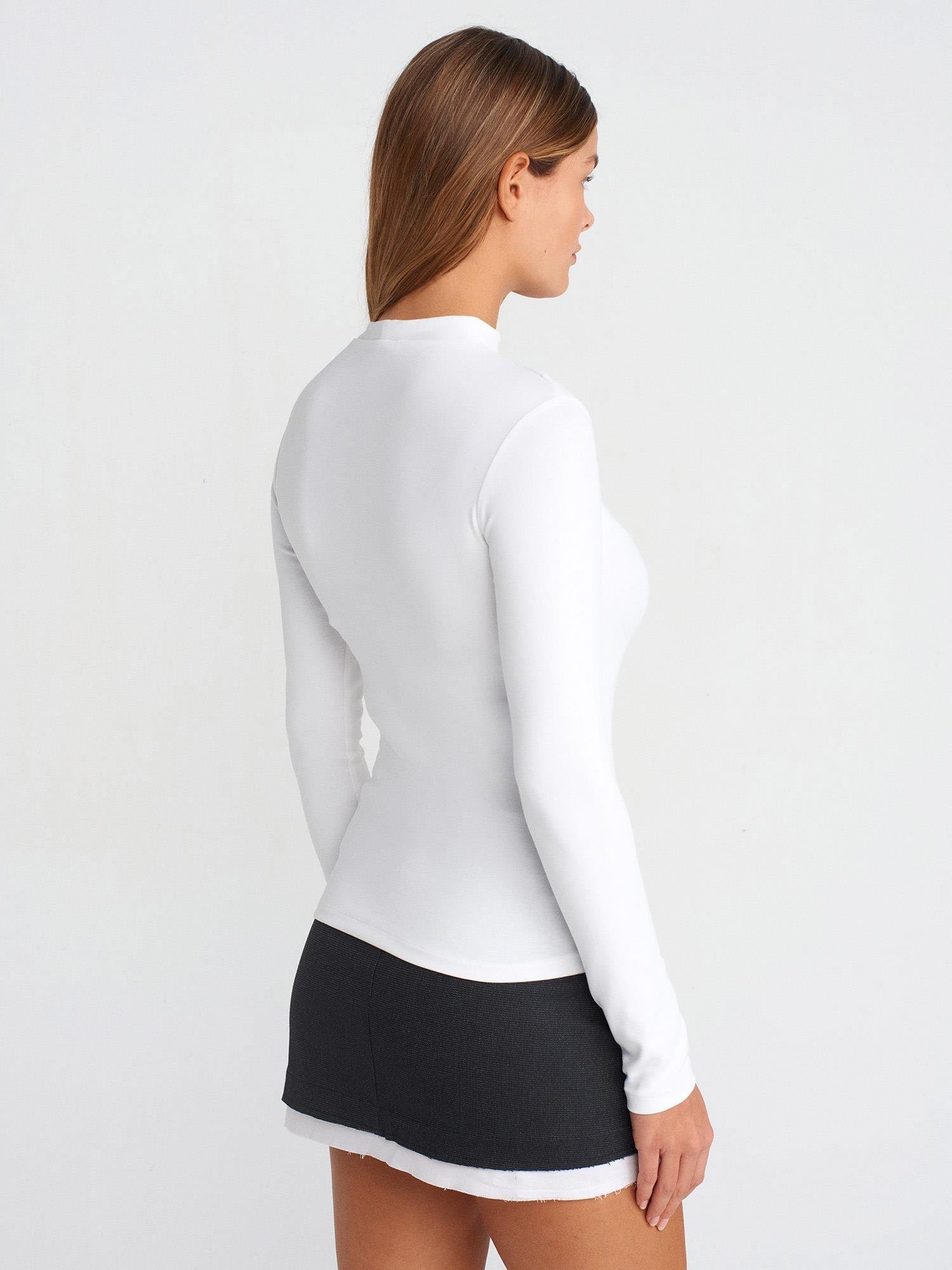 31433 Yarım Balıkçı Yaka Top