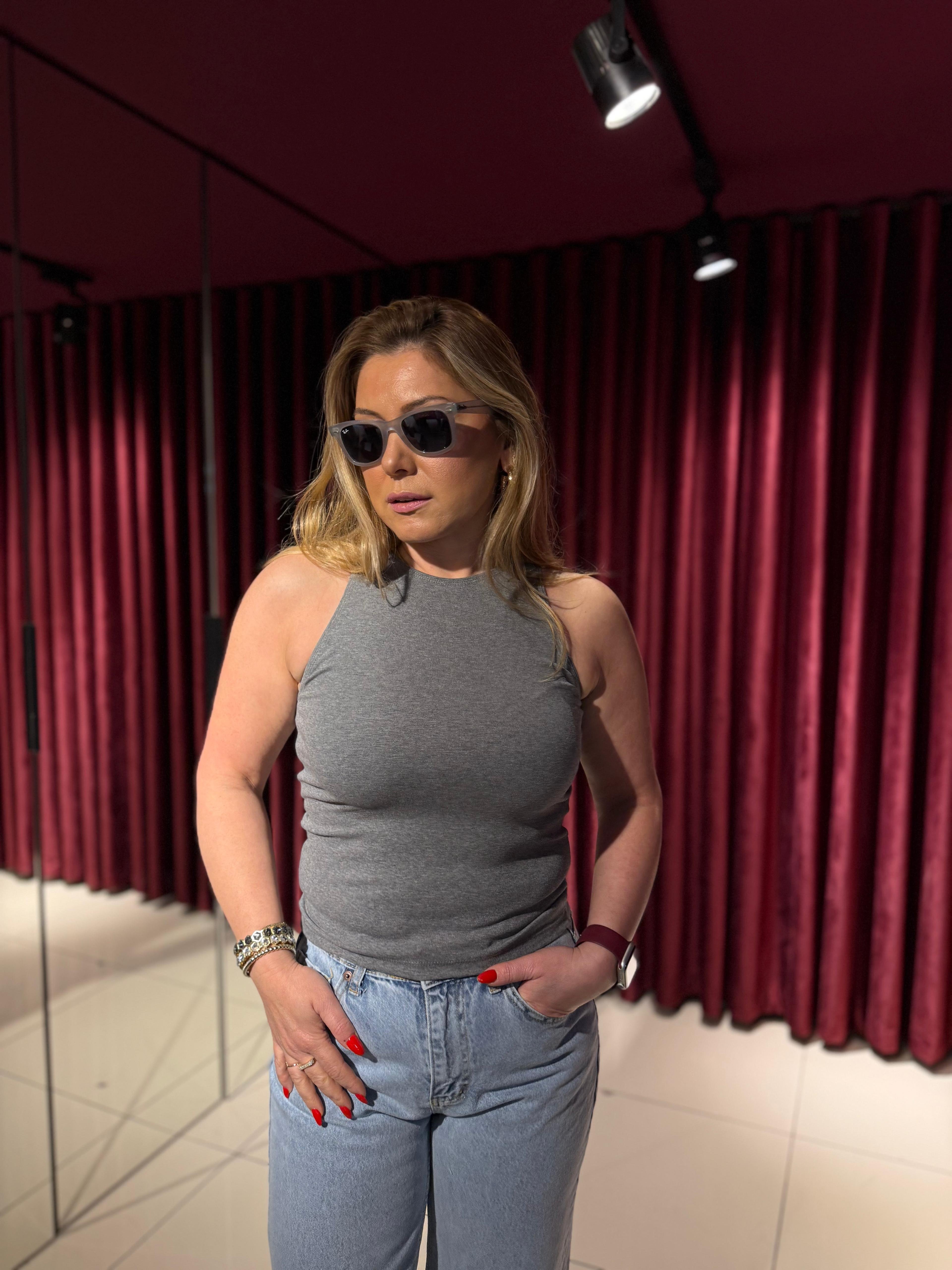 Halter Yaka T-Shirt