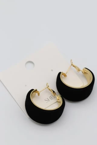 ÇELİK KÜPE SİYAH K11980 (30 MM)