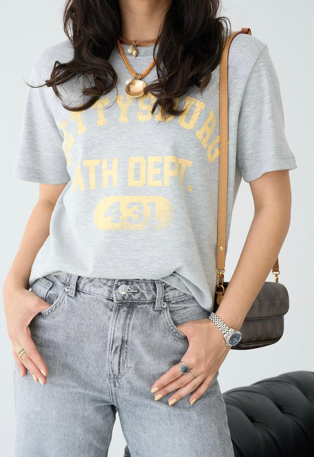Baskılı Gettysburg T-Shirt 