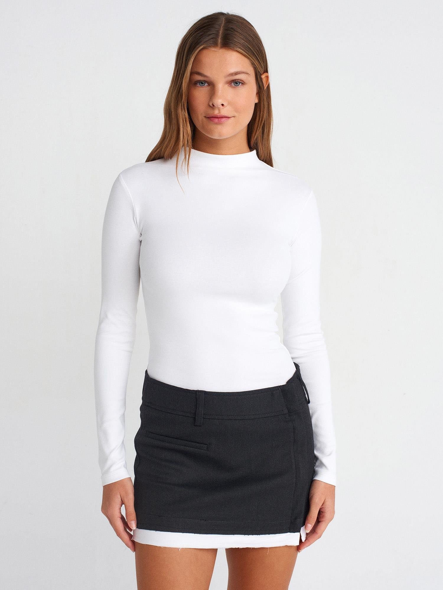 31433 Yarım Balıkçı Yaka Top