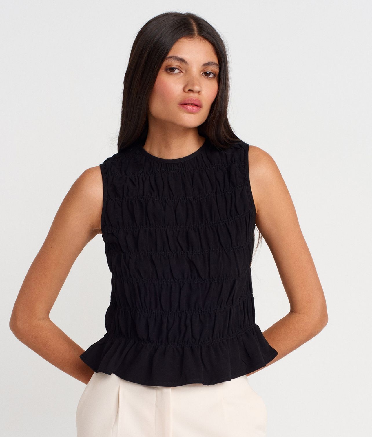 Kolsuz Crop Bluz