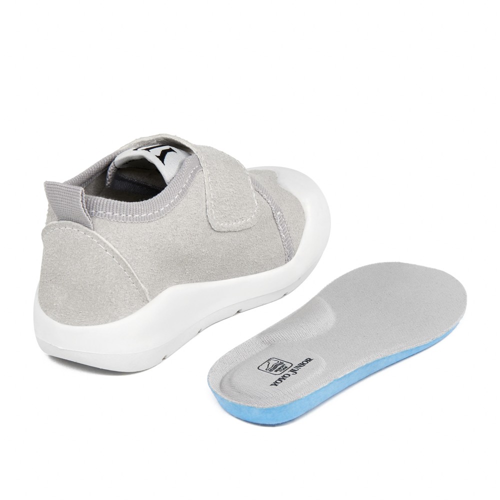 Gray Memory Foam First Step Shoes