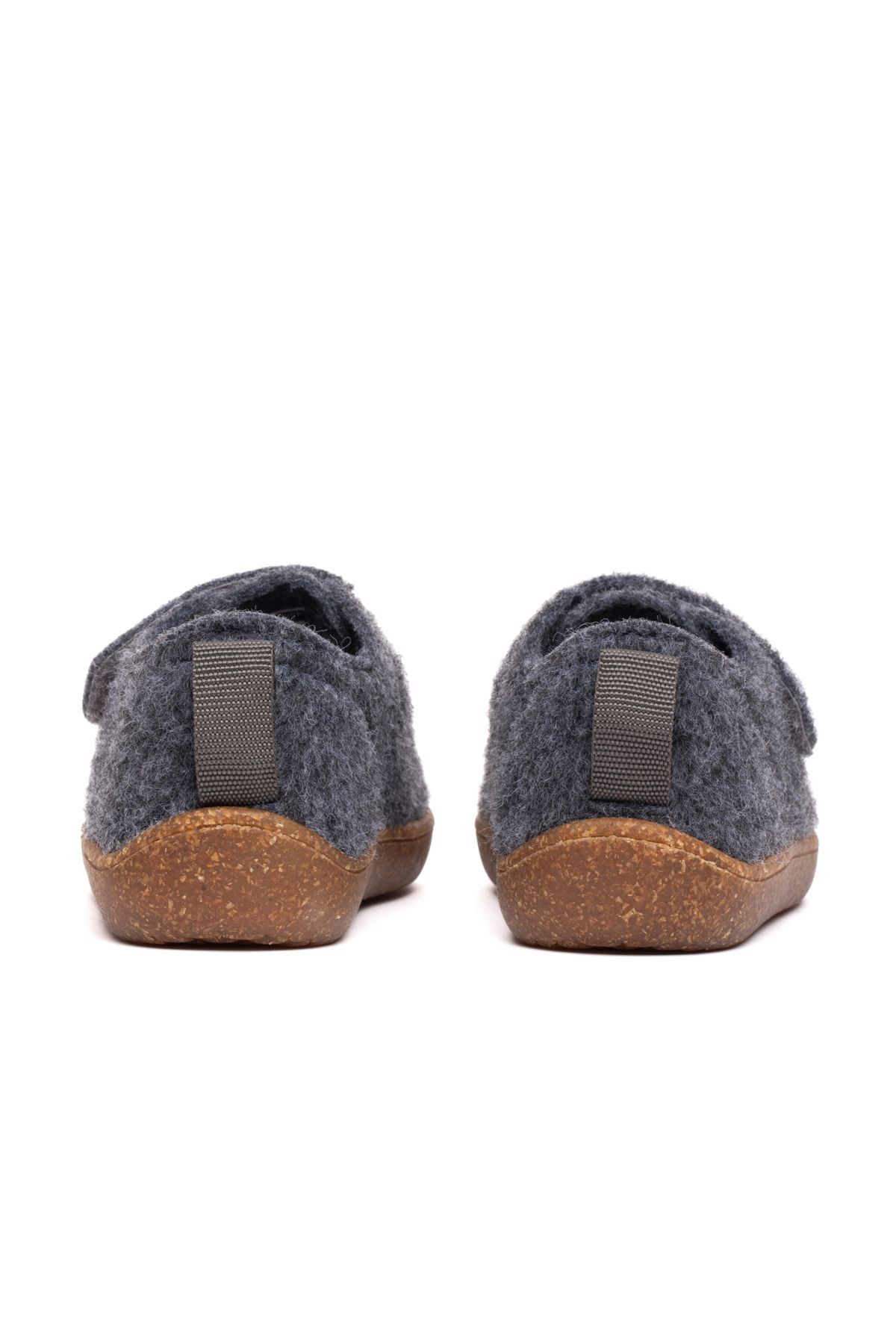 Barefoot Antrasit Keçe Kışlık Çocuk Ayakkabı