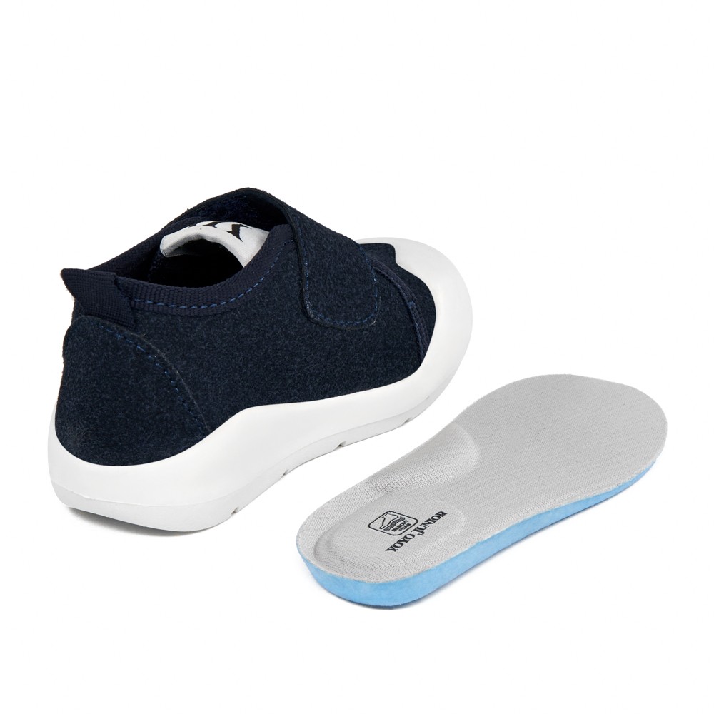 Navy Memory Foam First Step Shoes