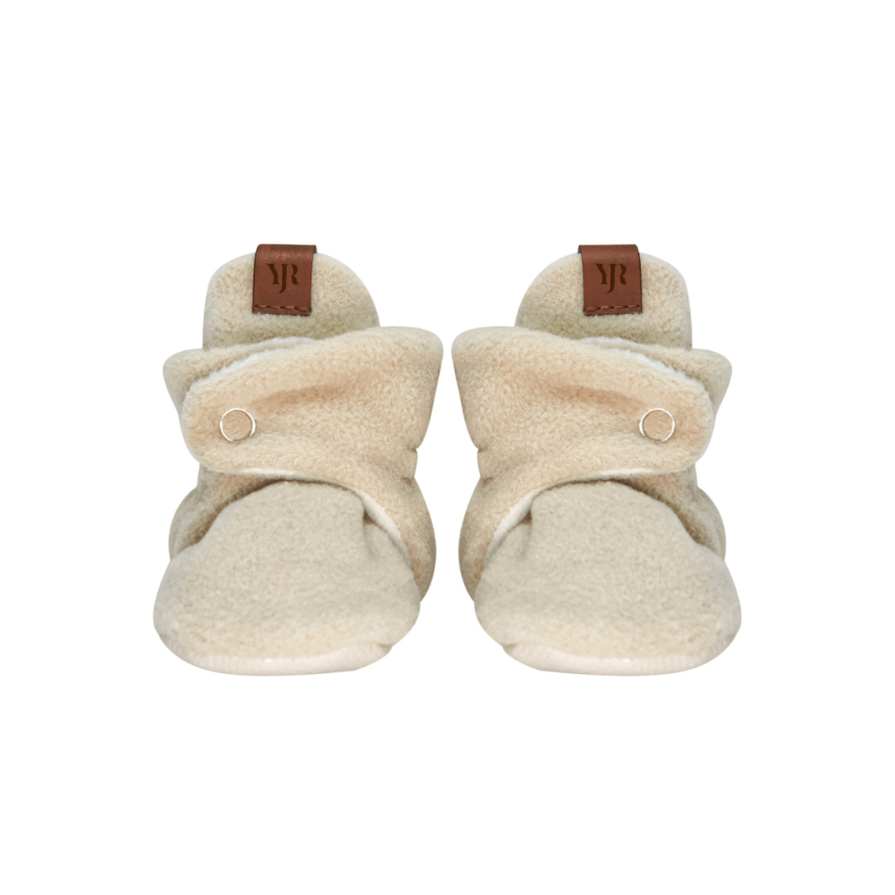 Caluu Baby Bootie Soft Fleece with snap button detail