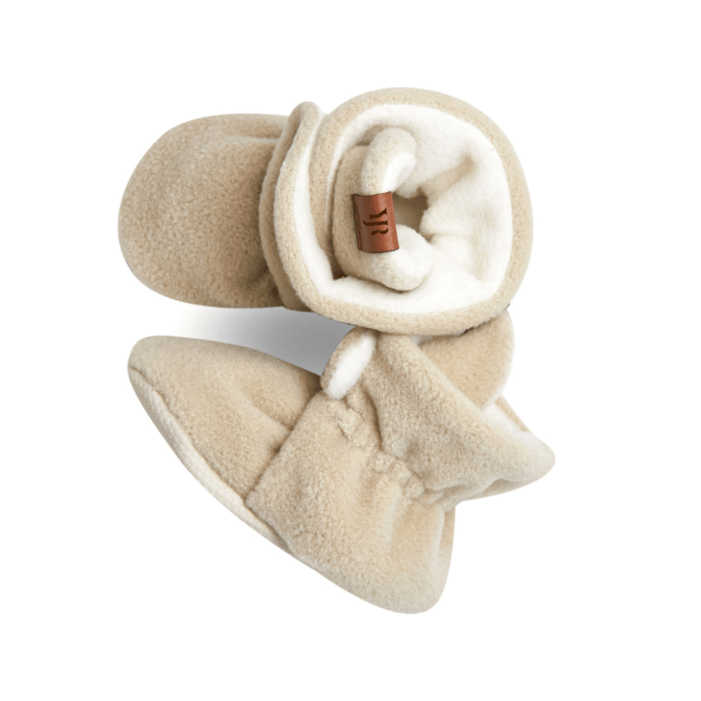 Caluu Baby Bootie Soft Fleece with snap button detail