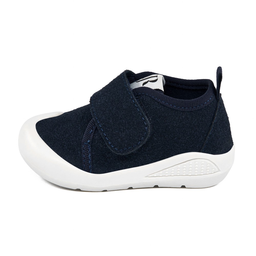 Navy Memory Foam First Step Shoes