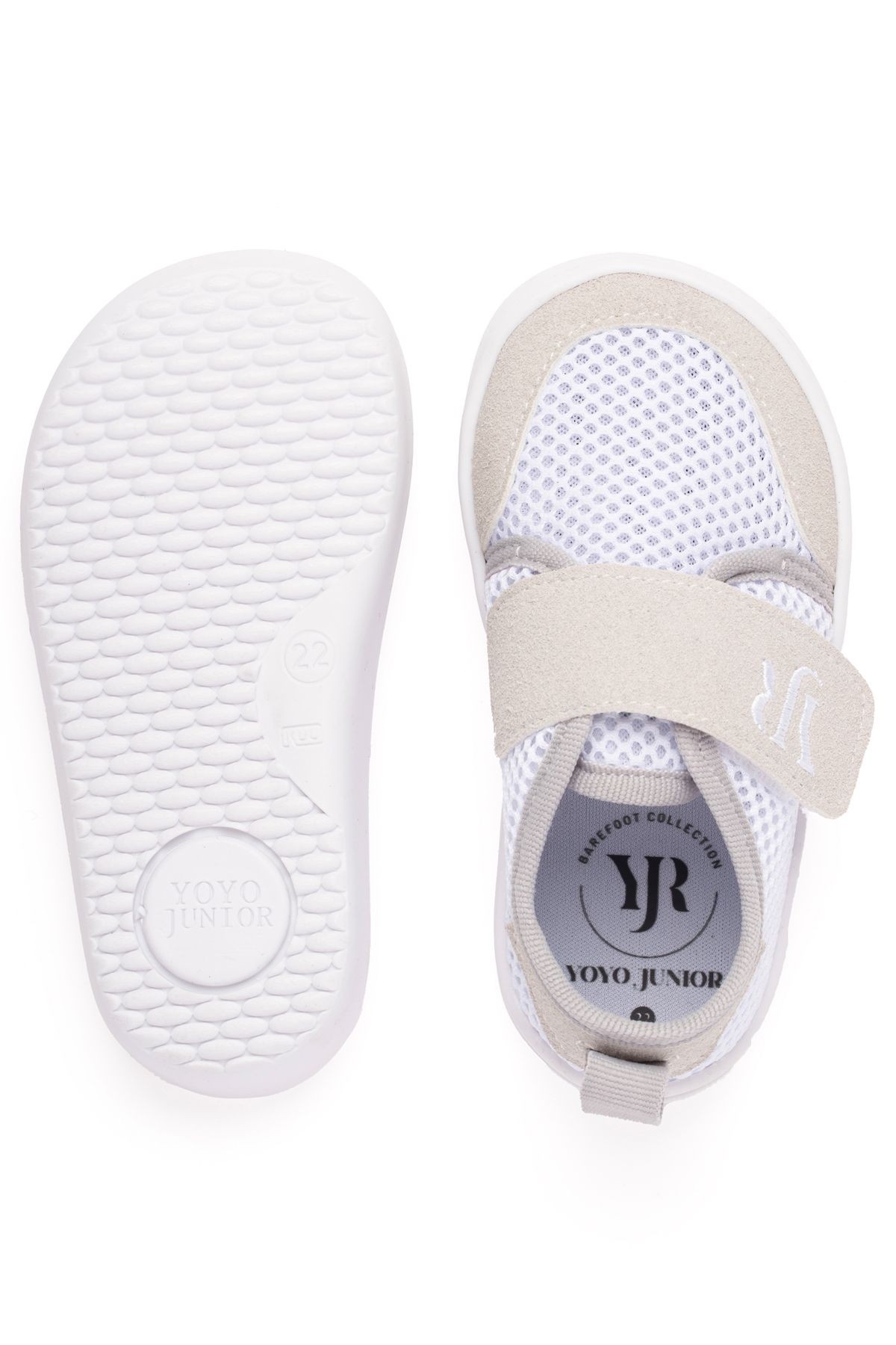 Beyaz Airfile Yazlık Barefoot Çocuk Ayakkabı