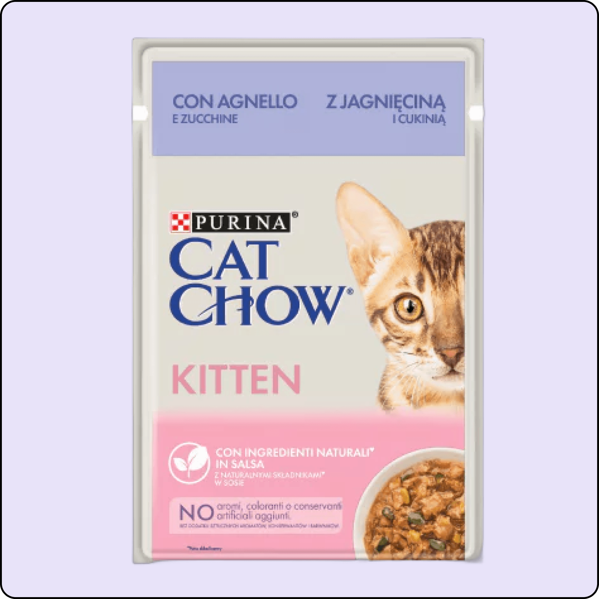 Cat Chow Kuzu Etli ve Kabaklı Yavru Kedi Konservesi 85 gr