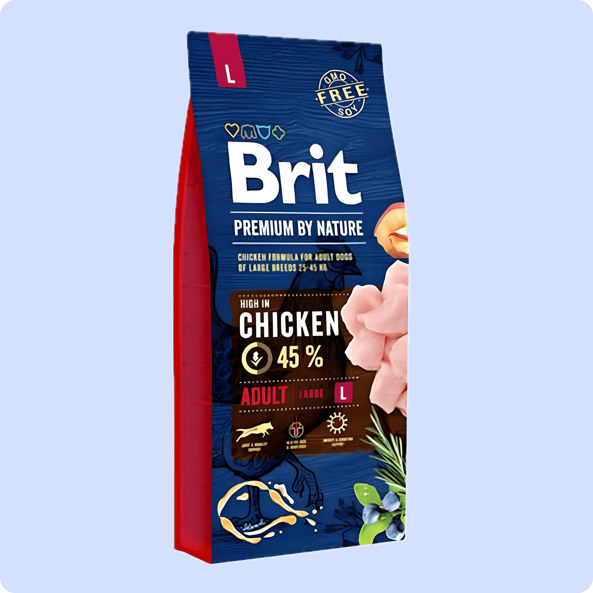 Brit Premium Nature Tavuklu Büyük Irk Yetişkin Köpek Maması 15 kg