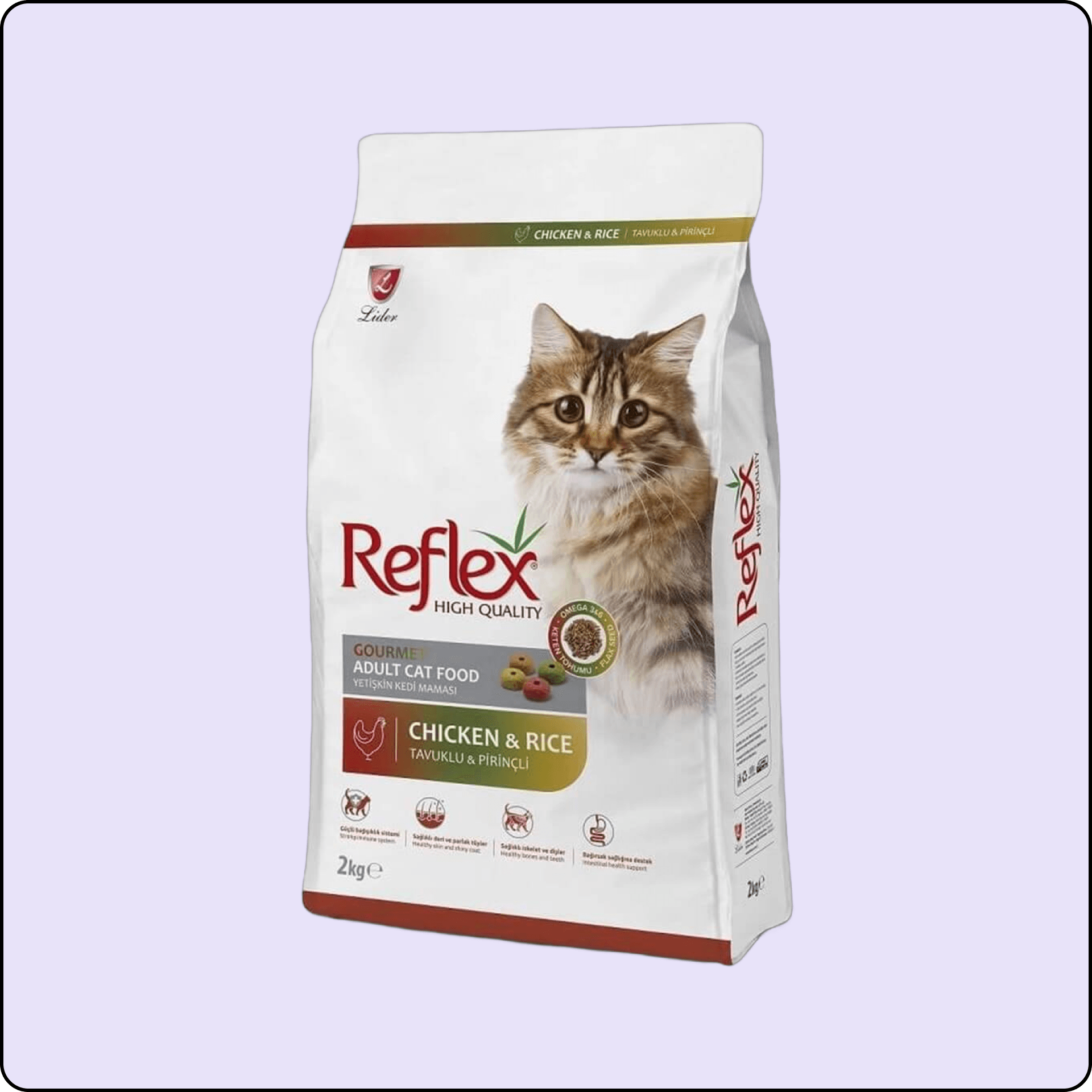 Reflex Multi Color Renkli Taneli Tavuklu Kuru Kedi Maması 2 Kg