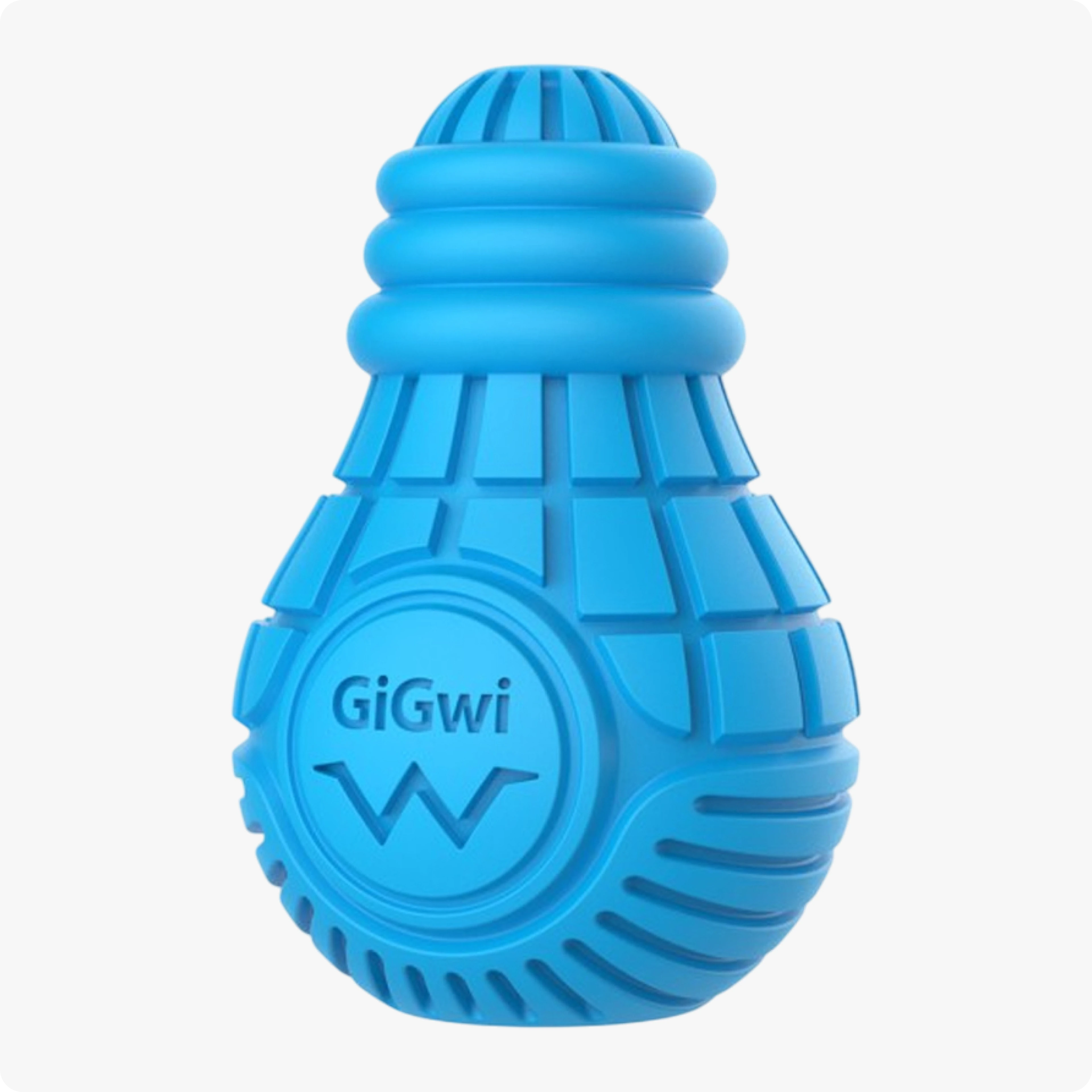 GiGwi Ampul Şeklinde Kauçuk Diş Kaşıyıcı Ödül Oyuncağı 8.5 cm