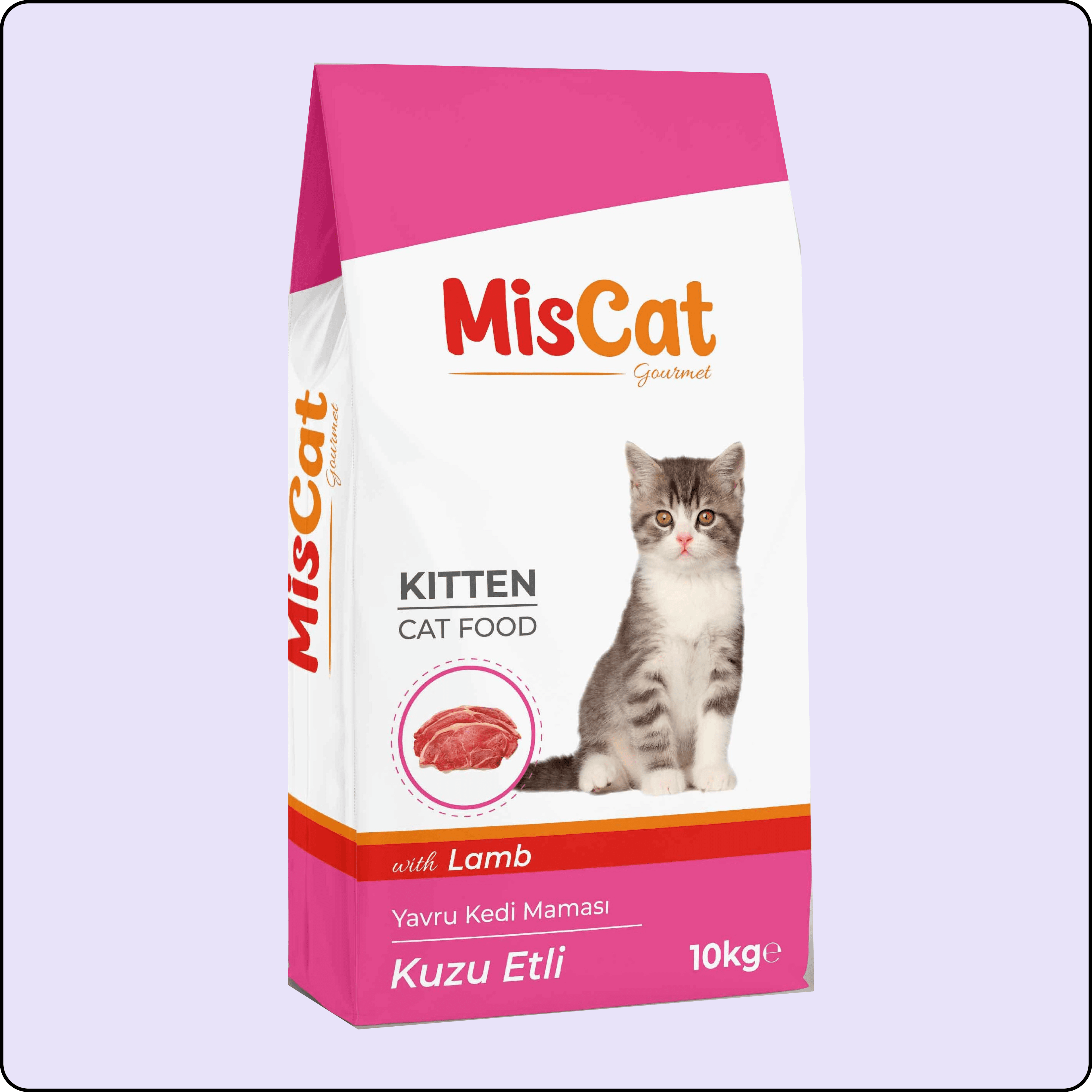 MisCat Kuzu Etli Yavru Kedi Maması 10 kg 