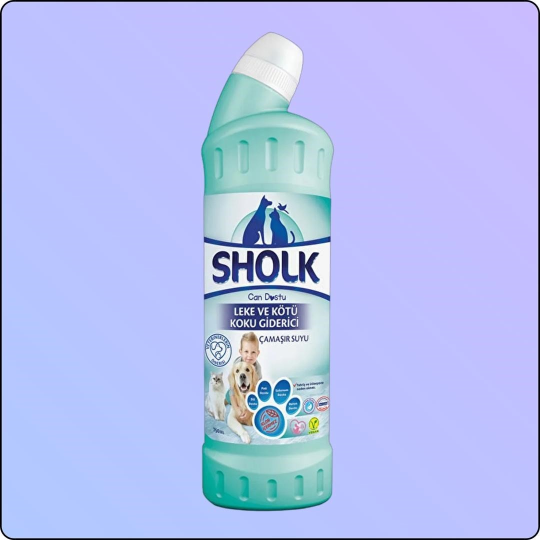 Sholk Leke ve Koku Giderici Çamaşır Suyu 750 ml 3 Adet