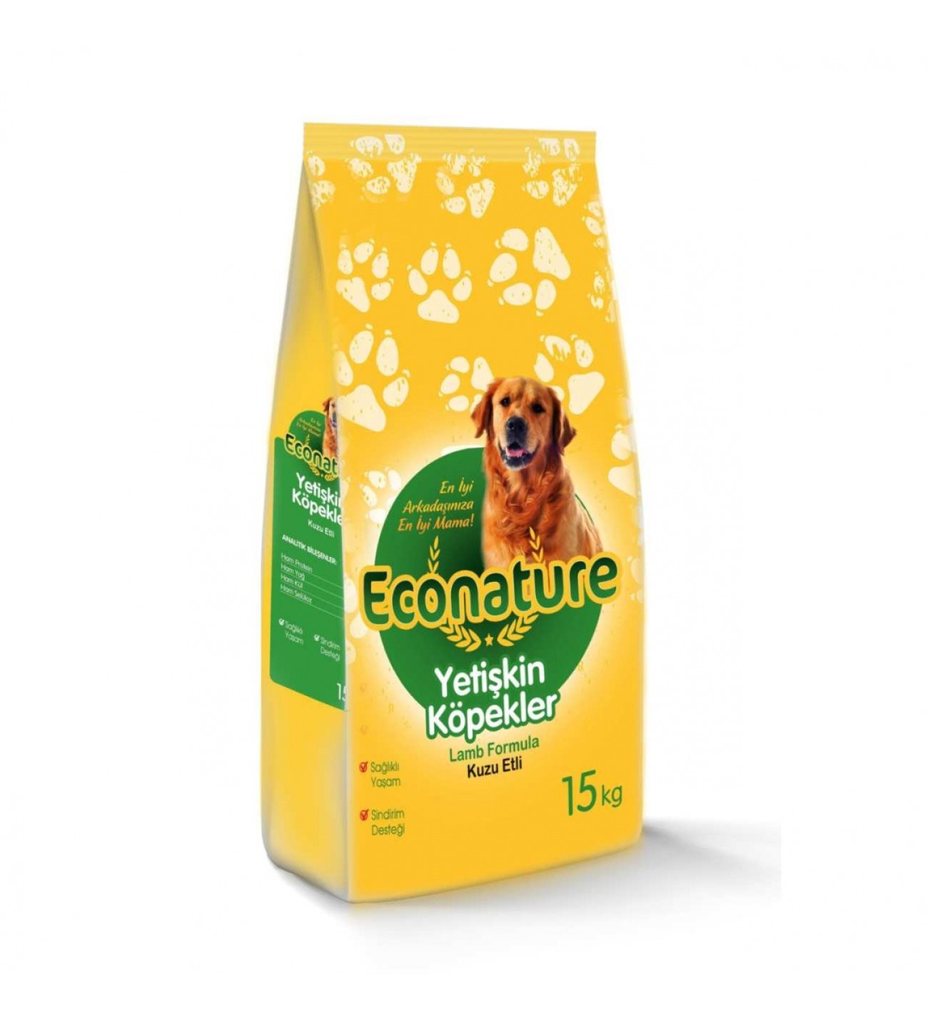 Econature Kuzu Etli Yetişkin Köpek Maması 15 kg