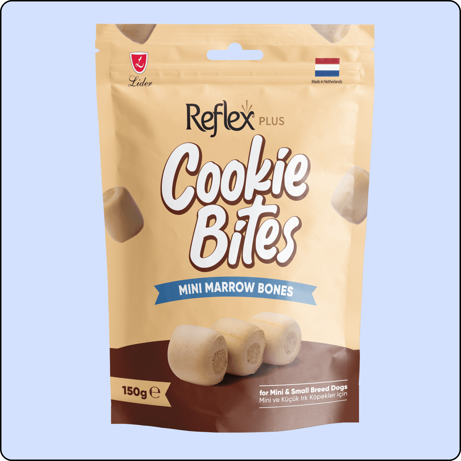 Reflex Plus Mini Marrow Bones Mini Ve Küçük Irk Yetişkin Köpek Ödül Maması 150 gr