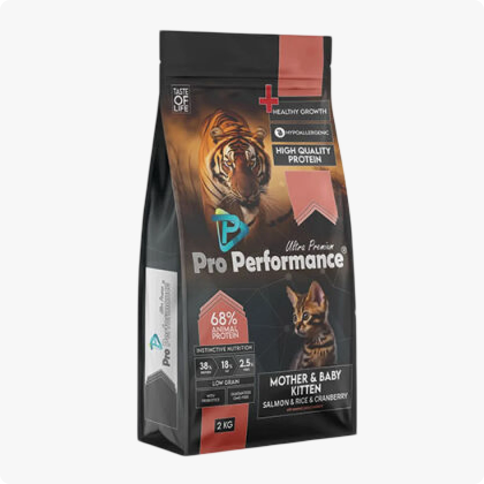 Pro Performance Mother Baby Kitten Somonlu ve Pirinçli Anne Yavru Kedi Mamsı 2 kg
