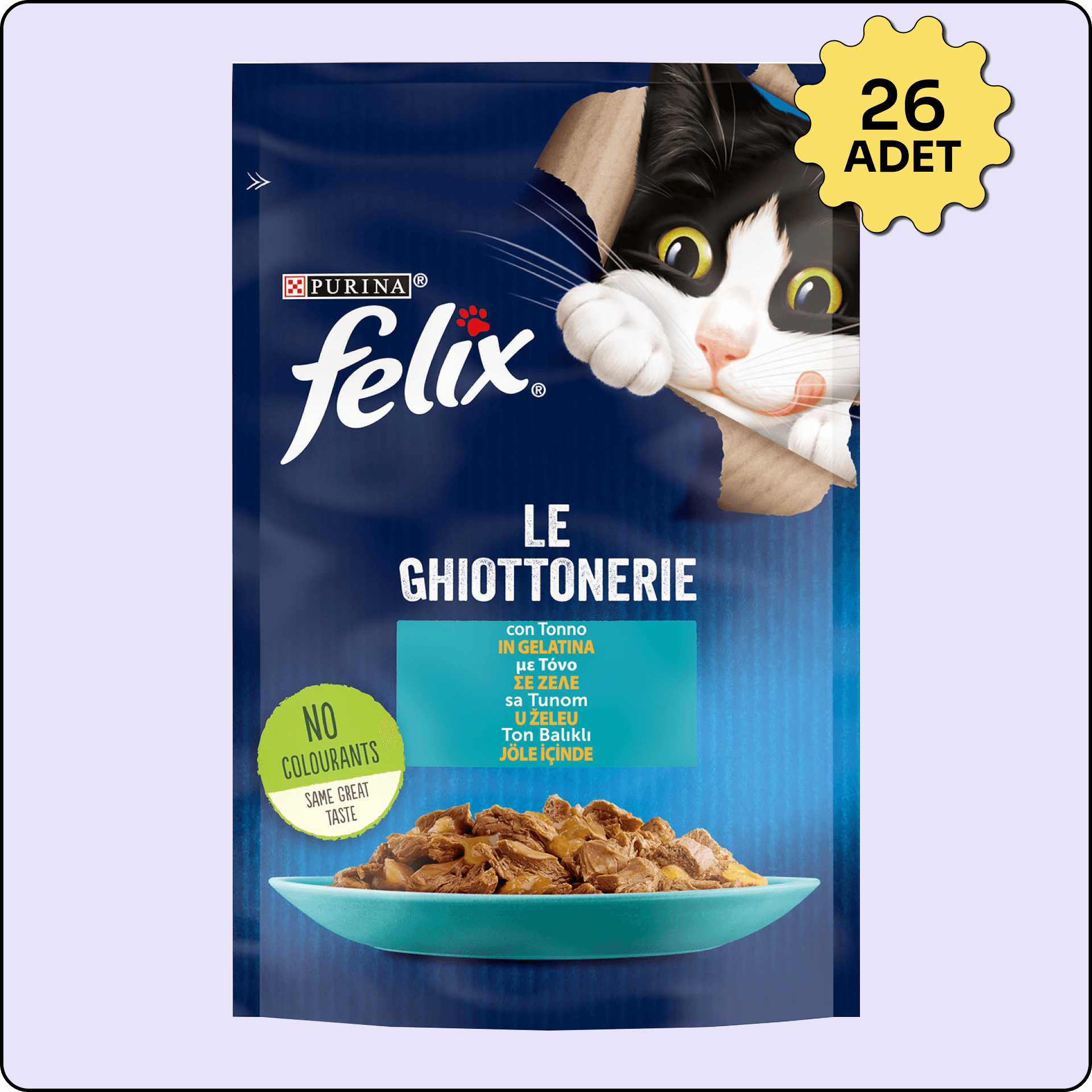 Felix Ton Balıklı Yetişkin Kedi Konservesi 85 gr 26'lı