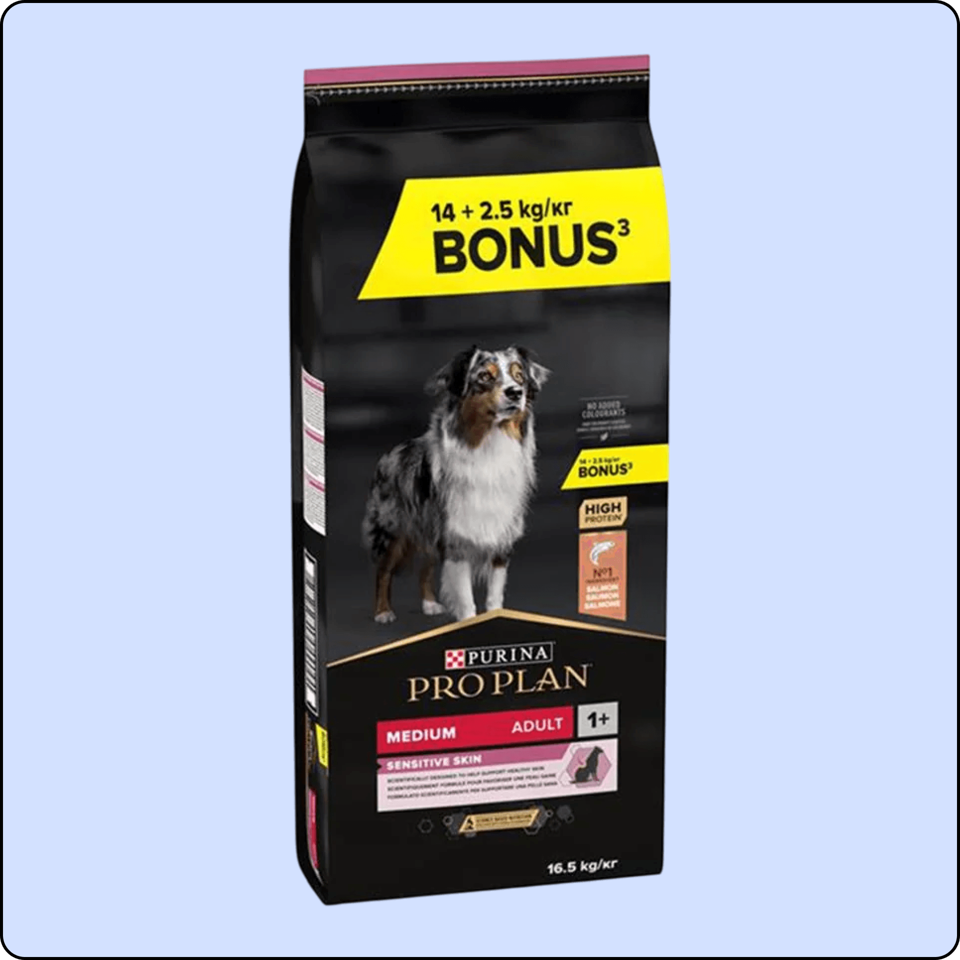 Pro Plan Medium Sensitive Skin Somonlu Yetişkin Köpek Maması 16.5 kg